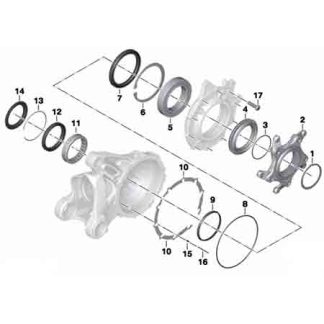 Retenedor Eje Transmision R1200Gs-K25/Adv/R-Ninet/R1200R/K1200S/R/K1300S/R